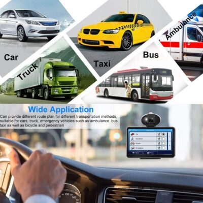 GPS Navigation for Car, Latest 2025 Map,7 inch Touch Screen Real Voice Spoken Turn-by-Turn Direction Reminding Navigation System for Cars, Vehicle GPS Satellite Navigator with(Free Lifetime Updates) - Image 6