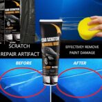 【2Packs】 Scratch Remover for Vehicles Car Scratch Remover Paste New Upgrade for Deep Scratches with Wipe & car Polish Sponge Buffing Compound for Car Paint Restorer - Image 3