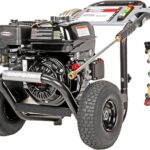SIMPSON Cleaning PS3228 PowerShot 3300 PSI Gas Pressure Washer, 2.5 GPM, Honda GX200 Engine, Includes Spray Gun and Extension Wand, 5 QC Nozzle Tips, 5/16-inch x 25-foot MorFlex Hose, 49-State