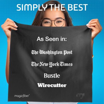 MagicFiber Extra Large Microfiber Cleaning Cloth - Premium Cloth for TV Screens, Windows, Mirrors, Glasses, Lenses, VR, Computers, Monitors, & More - Image 5