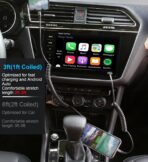 Coiled Lightning Cable, iPhone Charger Cable 3FT for Car, 2 Pack [Apple MFi Certified] 3 Feet Lightning Cord Compatible with iPhone14/13/12/11 Pro Max/XS MAX/XR/XS/X/8/7/Plus/6S iPad/iPod- Black - Image 3