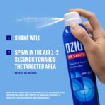 Ozium 8 Oz. Air Sanitizer & Odor Eliminator for Homes, Cars, Offices and More, Vanilla Scent, Pack of 1 - Image 6