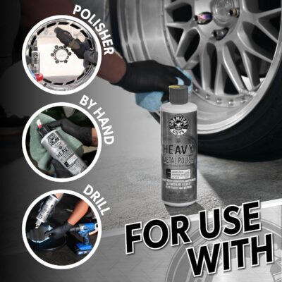Chemical Guys Heavy Metal Polish Restorer and Protectant - Cleans, Restores & Protects, Aluminum, Stainless Steel, Chrome Polish & More, Safe for Cars, Trucks, Motorcycles, RVs, and Boats - 16 oz - Image 7