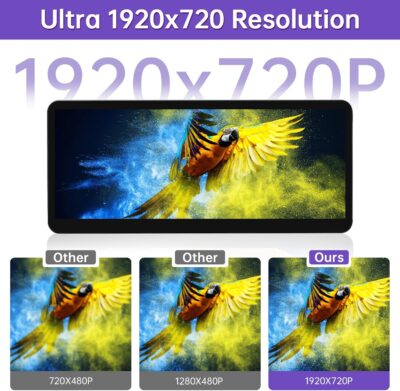 NINETOM 2026 Upgraded 12.3" Ultra-Narrow Touchscreen Wireless CarPlay Android Auto Receiver Compatible with Mercedes-Benz GLA/CLA/A/G -Class C117/X117/X156 (2013–2015), for NTG 4.5/4.7 System - Image 5