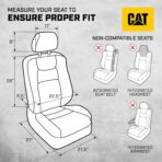 Cat® MeshFlex Automotive Seat Covers for Cars Trucks and SUVs (Set of 2) – Beige Car Seat Covers for Front Seats, Truck Seat Protectors with Comfortable Mesh Back, Auto Interior Covers - Image 2