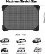 Car Window Shades，2 Pack Car Window Shade for Baby,Side Window Sun Shades Protect Child, Pets from Sun Glare and UV Rayse (29"x20") - Image 2