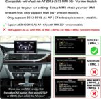Wireless CarPlay Android Auto Mirroring Upgrade Retrofit Kit, USB Stick Playback, Compatible with Audi A6 A7 C7 2012-2015 with MMI 3G+ Version - Image 2