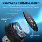 Wireless CarPlay & Android Auto Adapter – 2026 Circle Edition | Converts Wired to Wireless, Plug & Play Dongle, Fast Auto-Connect for iPhone iOS 10+ & Android 11+ - Image 3