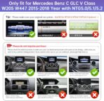 Road Top 10.25" CarPlay Screen Upgrade for Mercedes-Benz W205 W447 NTG5.0 2015-2018, Wireless CarPlay Android Auto Display, OEM System Retained, Car Touchscreen Replacement - Image 2