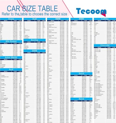 Tecoom Light Shell Waterproof UV-Proof Windproof Design Car Cover with Zipper Storage and Lock for All Weather Indoor Outdoor Fit 160-172 Inches Hatchback - Image 7