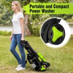 Pressure Washer, Power Washer with 4 Quick Connect Nozzles 1 Foam Cannon, High Pressure Cleaning Machine for Cars/Fences/Driveways/Patios/Farms/Home Cleaning - Image 7