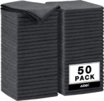 AIDEA Microfiber Cleaning Cloth Grey 50PK, Microfiber Towels for Cars, Premium Car Cloths, Dusting Cloth Lint Free Cleaning Rags for SUVs, House, Kitchen, Window, Workshops,11.5×11.5"