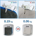 Microfiber Car Cleaning Cloths,1200 GSM Ultra Thick Microfiber Towels for Cars, Soft Car Drying Towel for Washing, Polishing and Auto Detailing 16'' x 16'' (3 Pack) - Image 3