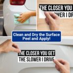 Higly Visible, Long-Lasting Vinyl Anti-Tailgating Bumper Stickers. Hilarious 2 Pack 3x9 in Funny Driving Decals. Strong Adhesive. Stick Joke Driver Labels on Cars, Trucks, Minivans and Other Vehicles - Image 8