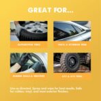ShineABull Instant Tire Butter & Trim Gloss Spray – Silicone-Free, UV Protection, Restores Shine & Moisture to Tires, Bumpers, Seals & More – Fast, Easy Application – Made in The USA - Image 3