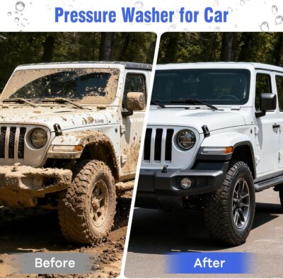 Pressure Washer, Power Washer with 4 Quick Connect Nozzles 1 Foam Cannon, High Pressure Cleaning Machine for Cars/Fences/Driveways/Patios/Farms/Home Cleaning - Image 8