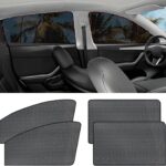 ZATOOTO Car Side Window Sun Shade 4 Pack, Window Shades for Baby Magnetic Mesh Sun Shade Protection from Heat and UV for Sleeping, Camping, Breastfeeding