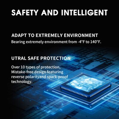 Povasee Jump Starter 5000A Car Jumper Starter, Model A30 12V Jump Box for Car Battery up to 10L Gas or 8L Diesel Engine Battery Jumper Starter Portable with Power Bank/Dual Output/LED Light - Image 8