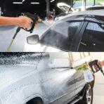 DUSICHIN Pressure Washer Gun with Foam Cannon,4000 PSI Car Wash Kit Snow Foam Lance Sprayer with 1/4" Quick Connector and 5 Nozzle Tips,1L Bottle DUS2702 - Image 7