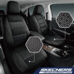Skechers Men’s Seat Covers, Air-Cooled Memory Foam Car Seat Covers Front Seats, Airbag Compatible,Universal Fit for Most Cars, SUVs, Vans and Trucks,Black - Image 3