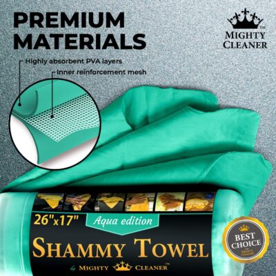 Premium 2pk +1 Free Shammy Cloth for Car Drying - 26"x17" - Super Absorbent Chamois Towel - Scratch-Free, Reusable & Soft Wash Cloth - Car Drying Towels - Image 4