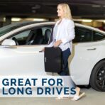 ComfiLife Car Seat Cushion–Premium Wedge 100% Polyurethane Foam Car Cushions for Driving–Auto Seat Cushion–Back & Sciatica Pain Relief for Long Drives–Comfort for Car Driver,Office, Truck Seat (Black) - Image 5