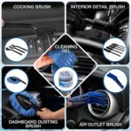 SHALL 28Pcs Car Detailing Kit, Car Detailing Brush Set, Car Wash Cleaning Kit, Professional are Kit Car Care Kit for Interior Exterior Wheels - Image 6