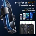 Phone Holders for your Car [Long Flexible Neck] Car Phone Mount [Anti-Shake Stabilizer] Cell Phone Holder Car for Dashboard Windshield Automotive Accessories Fit for iPhone Android Smartphone - Image 7