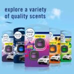 Febreze Car Air Freshener Vent Clip Gain Moonlight Breeze Scent, .07 oz. Car Vent Clip, Pack of 3 and Stay-Fresh Storage Case - Image 7