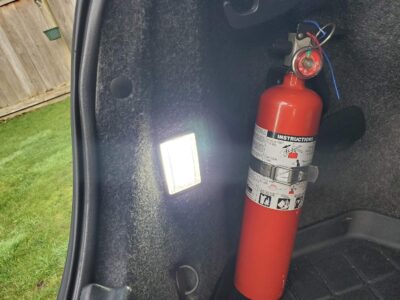 iJDMTOY Super Bright 2W High Power Xenon White Full LED Trunk Cargo Area Light Assembly Compatible With Dodge Challenger Charger Dart Magnum Chrysler 200 300 Sebring, Powered by 18-SMD LED Diodes - Image 4