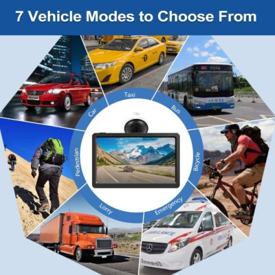 GPS Navigator for Car Truck RV, Latest 2026 Map(Free Lifetime Updates) 9 inch Touch Screen Car GPS, Support Voice Turn Direction Guidance/Speed and Red Light Warning/Custom Truck Routing - Image 5