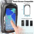 Lumintrail Bike Phone Bag - Hard Casing Bicycle Phone Mount - Waterproof Rain Cover - Bike Accessories - Image 2