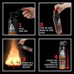 Portable Fire Extinguisher, 2-Pack, Non-Toxic, Quick Pull & Aim Feature for Home, Kitchen, Car, Grill, & Campfires, Two Mounting Brackets, Fight Wood, Gasoline, Battery, & Electrical Fires - Image 4