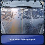 Quick Effect Coating Agent, Car Coating Spray, 17.6 OZ Polish Spray Waterless Wash Wax, Spray Wax Polish for Car Scratches(1PC+Sponge+Cloth) (1 PCS) - Image 9