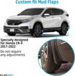 CLIM ART Custom Fit Mud Flaps for Honda CR-V 2017-2022, 4 pcs, Easy to Install, Road and Weather Resistant Thermoplastic, Car Accessories - MF1417021 - Image 4