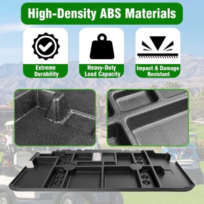 Golf Cart Underseat Storage Tray for EZGO RXV/Club Car Precedent/Yamaha G29, Durable ABS Organizer Only for Original Trojan Battery, Golf Under Seat Storage Organizer - Image 3