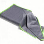 Lusofie 3 Pack 12x12 Inch Glass Polishing Cloth for Windows - Glass Microfiber Cleaning Cloth for Car Auto Detailing Kitchen Streak Free Lint Free Microfiber Cleaning Cloths