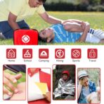 Travel-First Aid-Kit Car-Home 300PCS Survival-Kit Outdoor-Adventure - Small Portable Red Emergency Essential Sets Office Hiking Camping Business Public Must Have First Aid Gear Equipment 1st Aid - Image 3