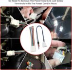 RED WOLF Car Radio Wiring Harness W/Antenna Adapter Select for 2008-2013 Nissan Armada Pathfinder Rogue, 2011-2014 Subaru Impreza Install Aftermarket 20 PIN Stereo Wire Cable Connector Adaptor - Image 7