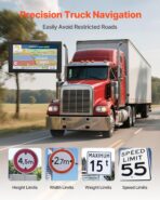 VEVOR GPS Navigator for Car, 9 inch Touch Screen 16GB GPS Navigation System with Built-in Dash Cam, Voice Turn-by-Turn Guidance, Speed and Red Light Warning, Custom Truck Routing, for Car Truck RV - Image 2