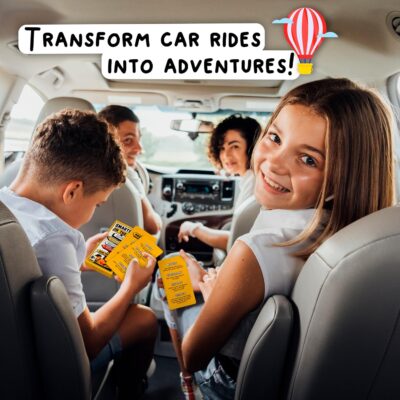 WELL BALANCED Road Trip Trivia - Road Trip Games for Kids Travel Essentials Car Activities Must Haves for Ages 8+ - Image 7