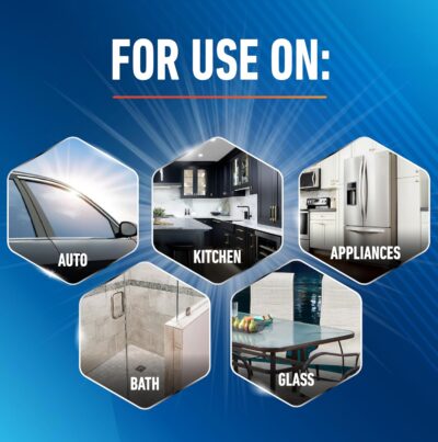 Unger Professional 18” x 18” Large Professional-Grade Microfiber Cloth Towels, 3 Pack, Multi-Purpose Wet and Dry Cleaning Cloths for Kitchen, Bath, Auto, Appliances, Car Supplies - Image 7