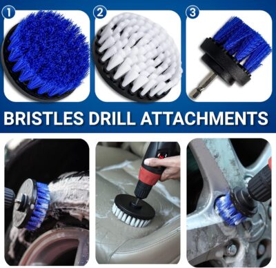 31pcs Car Detailing Kit Interior and Exterior Cleaner, Car Cleaning Kit with Professional Car Detailing Brush Set, Car Wash Kit and Auto Detailing Kit. Reusable, Perfect for Cars and Bikes - Image 4