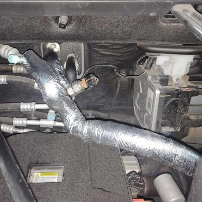 Car Exhaust Heat Shield, 1/4" I.D. × 3 FT Aluminized Sleeving Side Entry High Temp Thermal Barrier, Reflective Heat Protection Fire Sleeve for Automotive Hoses Wire Harnesses Cables - Image 5