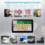 7 Inch GPS Navigator for Car Truck RV, 2026 Latest Map GPS for Car with Free Lifetime Updates, Voice Guidance, Speed Alerts, Custom Routing, HD Touchscreen - Image 2