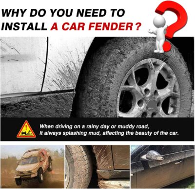 Powerty Mud Flaps Splash Guards for 2019-2023 2024 Subaru Forester Accessories, Mudflap Front and Rear Fender Flares ABS Mud Guard 4PCS for Forester 2019-2024 (NOT for 2025 Forester) - Image 2