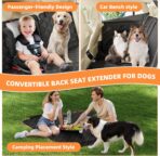 Simple Trending Dog Car Seat Cover, Back Seat Pet Bed Mat Protector Waterproof Bench Car Seat Cover, Nonslip Pet Car Bed Dog Hammock for Car, SUV, Truck - Image 7