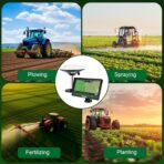 Tractor GPS Navigator for Precision Farming, GNSS Agricultural Farming Navigator with 9" Touch Screen Suitable for Spraying Plowing and Sowing Farmland Activities Automatic Positioning - Image 5