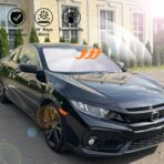 Windshield Sun Shade Custom Fit for 2016-2021 Honda Civic Accessories Sunshade Protect Car from Sun Rays & Heat Damage Keep Cool - Image 6