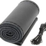 CAR+ 2505WBB Steering Wheel Cover, Black